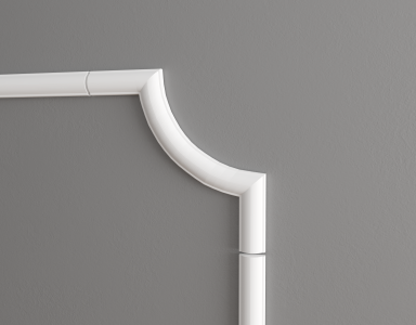 C1-130A/Декоративный уголок гладкий (105*105*8мм)/4,