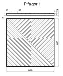 3D панели PIFAGOR 1 platinum